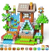 Wxlbr Magnetic Blocks,150PCS Magnetic Building Cube Game,Magnet Blocks Tiles Constructions Toys,S...