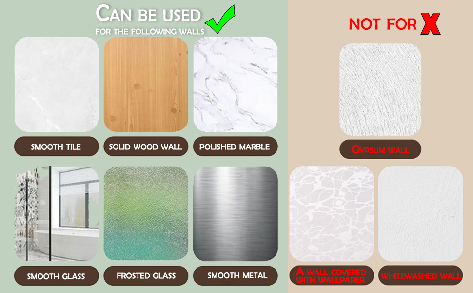 the walls you need to be careful to install