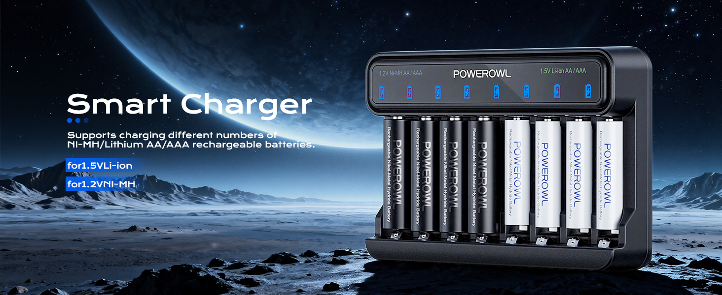 8 slot charger
