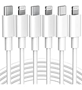 Aukelan USB C to Lightning Cable for iPhone Charger 3Pack 6 FT MFi Certified Fast Charging Cord, ...