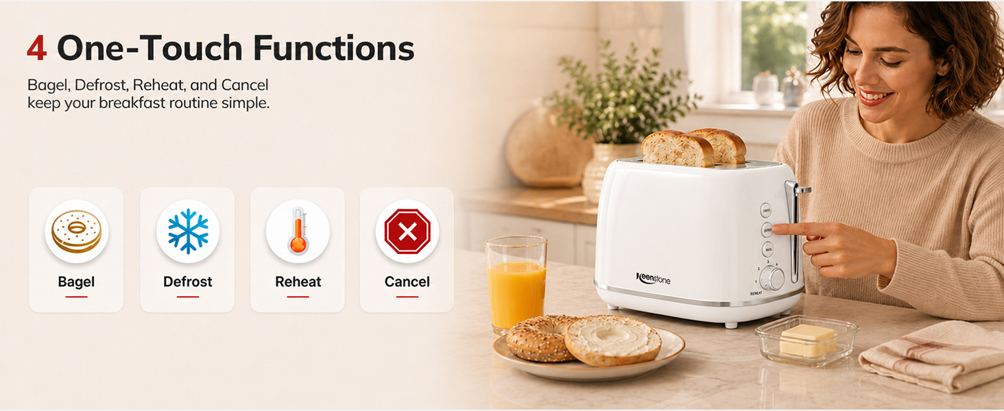 Toaster 2 Slice wide Slot