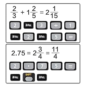 Fraction calculations