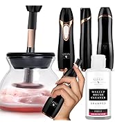 Kleem Organics Electric Makeup Brush Cleaner Machine with FREE Makeup Cleaner Shampoo - Automatic...