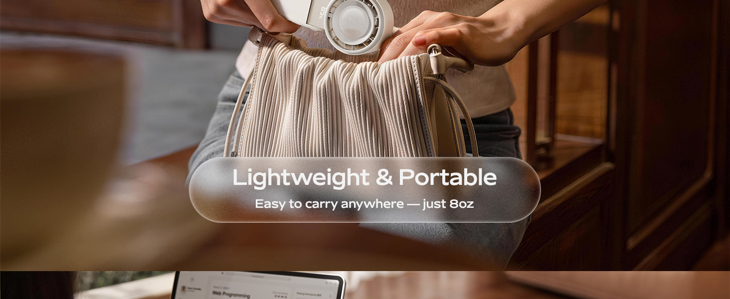 portable handheld fan