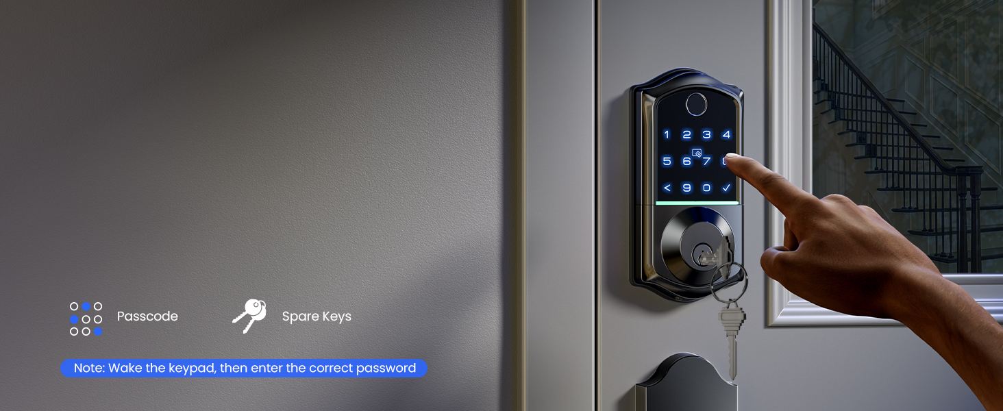 Veise Fingerprint Smart Door Lock