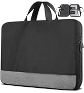 Laptop Case Sleeve, 15.6 Inch TSA Laptop Bag Computer Cover for Men Women, Water Resistant Carryi...