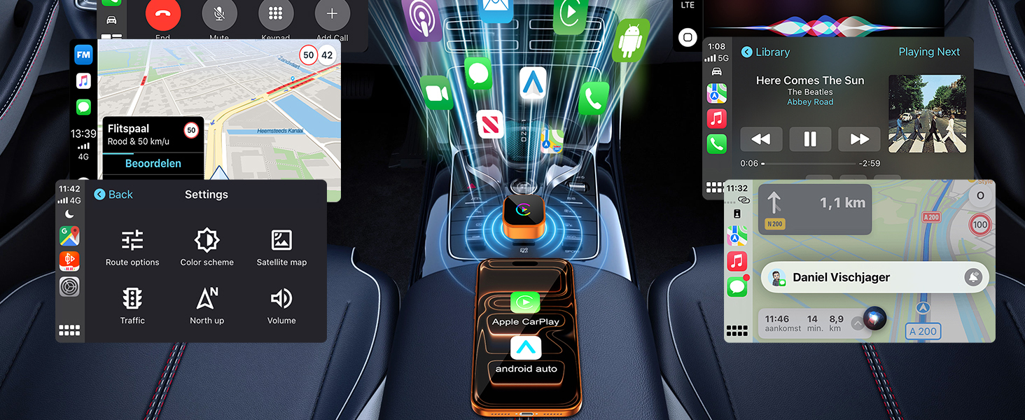 Wireless CarPlay&amp;amp;Android Auto Adapter