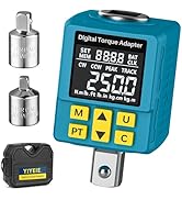 Upgrade Digital Torque Adapter, (±1% Accuracy, 12.5-250Ft-lb), 1/2" Digital Torque Wrench Adapter...