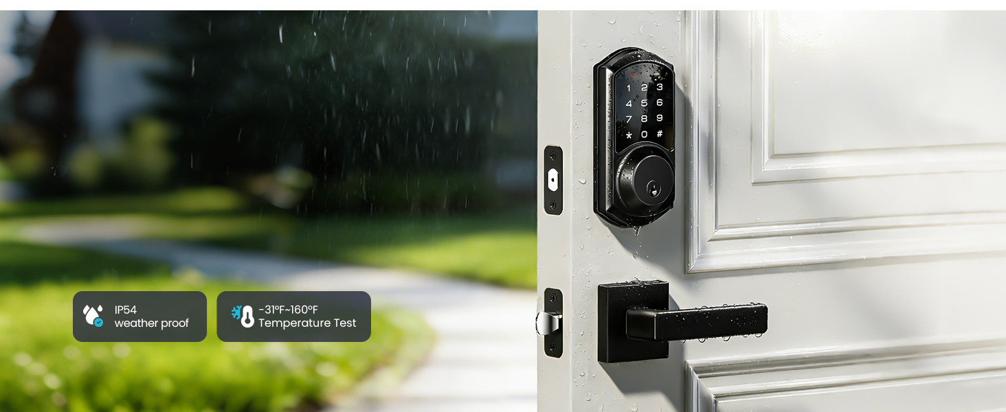 keyless entry door lock deadbolt with app