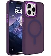 IAIYOXI Magnetic Case for iPhone 16 Pro Max [MagSafe Compatible] - Translucent Matte Slim Thin Sh...