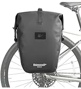 Rhinowalk Bike Pannier Bag Waterproof 6/12/20/25L Bicycle Rear Seat Bag Backpack With Shoulder St...