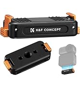 K&F CONCEPT Magnetic Quick Release Mount Compatible with DJI Osmo Action 6/Osmo Nano, Aluminum Al...