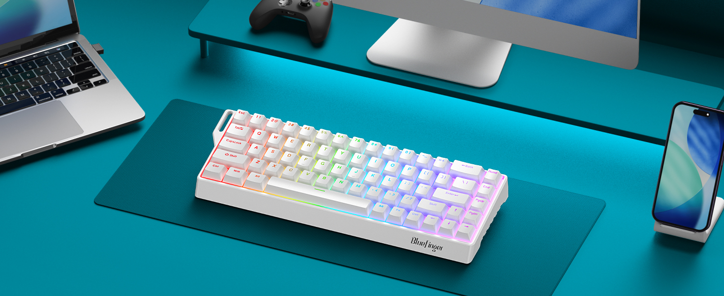 60% percent keyboard Wireless keyboard Bluetooth keyboard Small keyboard