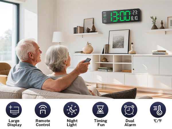 led clock