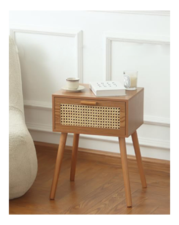 rattan nightstand