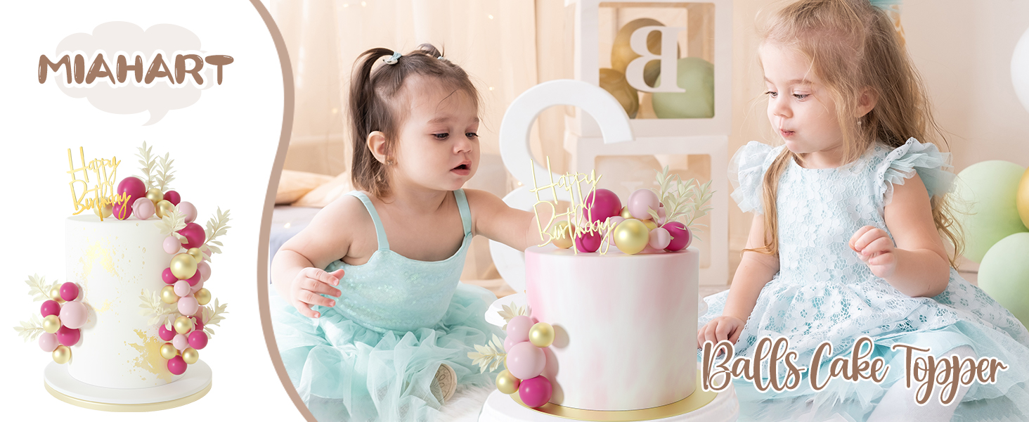 ball cake topper