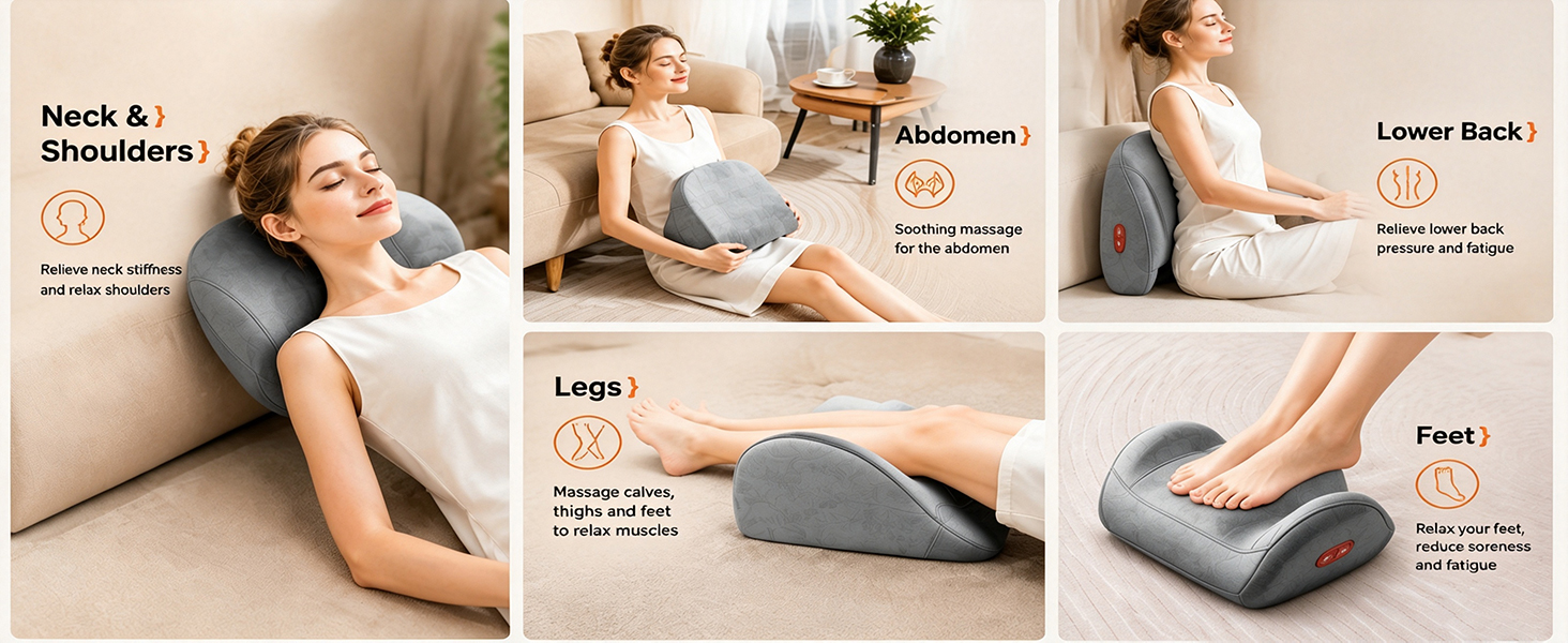 back massager with heat A+06