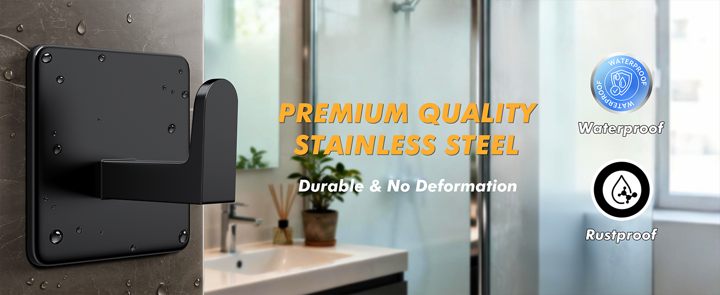 Stainless steel hook, waterproof and rustproof, durable and no deformation for long-term use