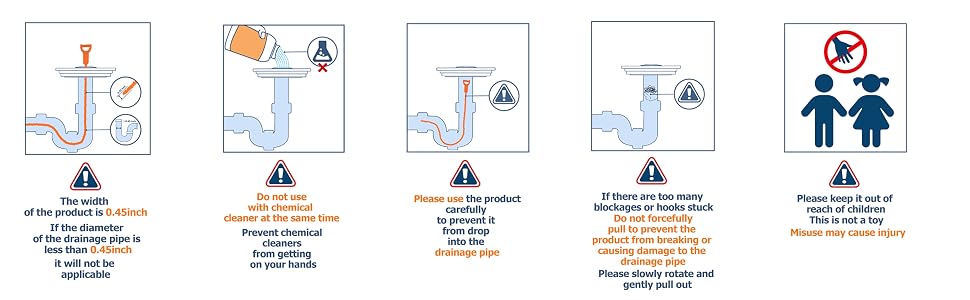 drain snake note