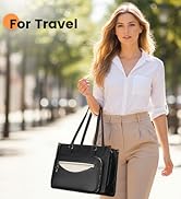 Ytonet Bible Bags for Women - Premium PU Leather Bible Tote Bag with Zippered Bible Cover Case, E...