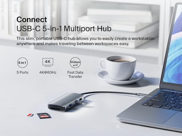 Belkin Connect USB-C 5 in 1 multiport hub