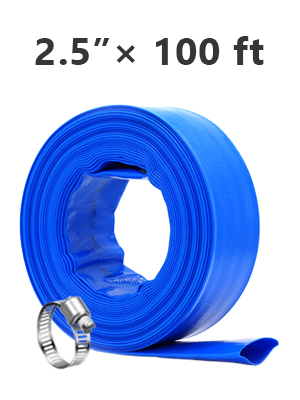 2.5" 100 ft pool backwash hose