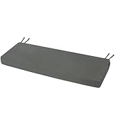 Favoyard Outdoor Bench Cushion 48 x 16 Inch Rainproof Patio Furniture Cushions 3-Year Color Fastn...