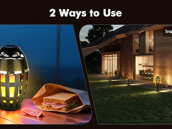 Outdoor Bluetooth Flame Speakers