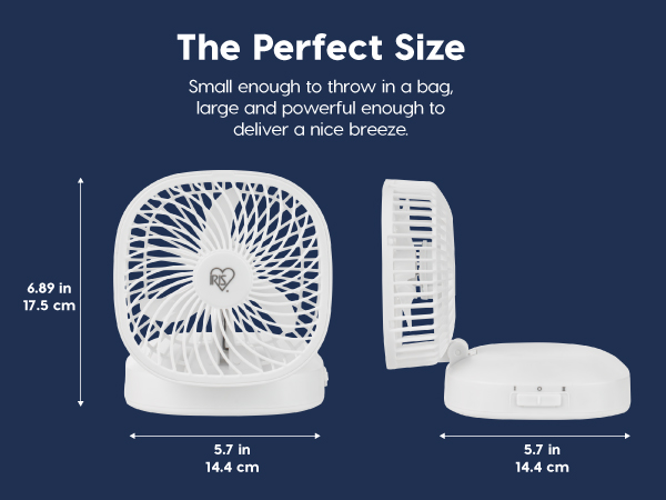 perfect size small fan personal fan stroller