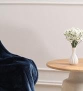 Binvesh Heated Throw Electric Throw 50"x60" Fluffy Flannel &amp; Sherpa with 5 Heating Levels &amp; 4H Au...