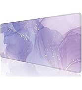 Niniubye Desk Mat, Large Mouse Pad, 32" x 12" XXL Extended Gaming Mousepad, Desktop Decor Desk Pa...