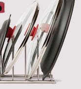 Cuisinel Heavy Duty Pan Organizer - 5 Tier Rack - Holds 50 LB - Holds Cast Iron Skillets, Griddle...