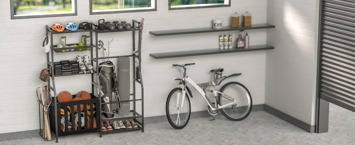 sport equipment organizer