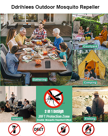 Ddrihlees Outdoor Mosquito Repeller