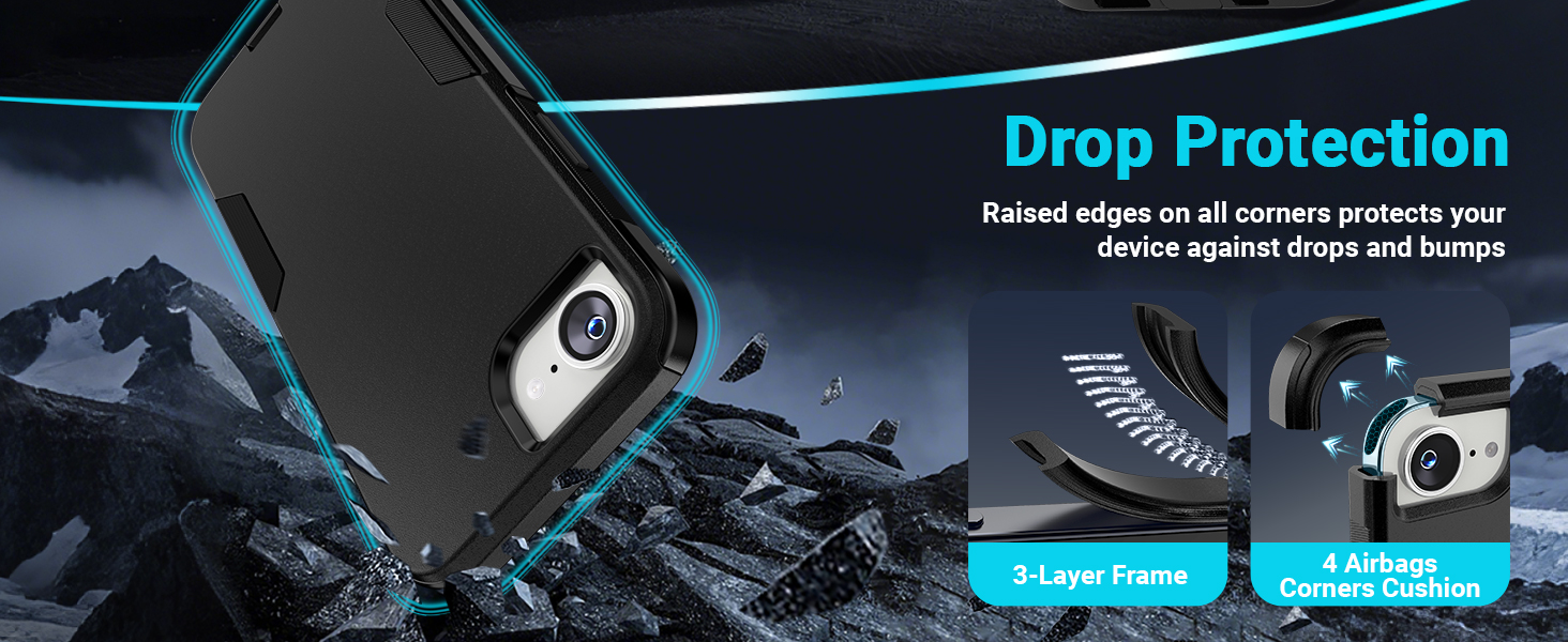 iPhone 17/16E case full-body protection