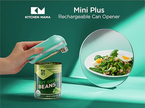 Rechargeable Electric Can Opener Compact Can Opener USB-C Can Opener Hands-Free Can Opener