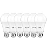 Lepro Dimmable LED Light Bulbs 100 Watt Equivalent, 14W 1500LM Daylight White 5000K, A19 E26 Stan...