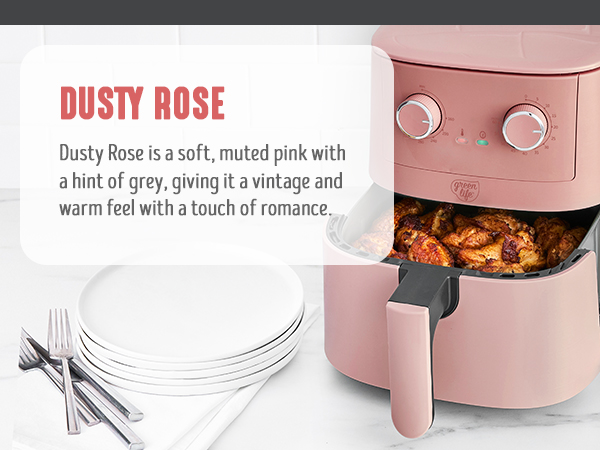 GreenLife, Ceramic Nonstick, PFAS-Free, Non-Toxic, Electrics, Air Fryer