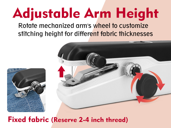 Handheld Sewing Machine Quick Sew Mini Electric Sewing Machine Easy to Use for Beginners and Adults
