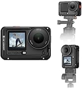 K&F CONCEPT Aluminum Alloy Camera Cage Compatible with DJI Osmo Action 6 Camera Accessories, Prot...