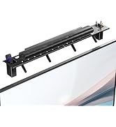 WALI Soundbar Mount – No Drilling TV Top Shelf with 2 Storage Boxes, Universal Sound Bar Holder f...