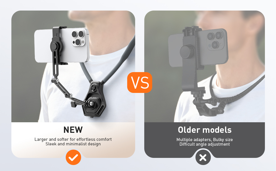 Text reads 'NEW' and 'Older models' in comparison panels. Series of technical diagrams showing design improvements in medical device components, with VS comparison indicator.