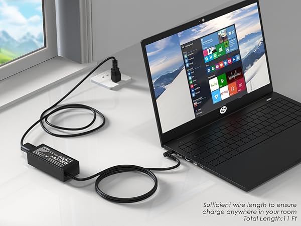 hp laptop charger 45w
