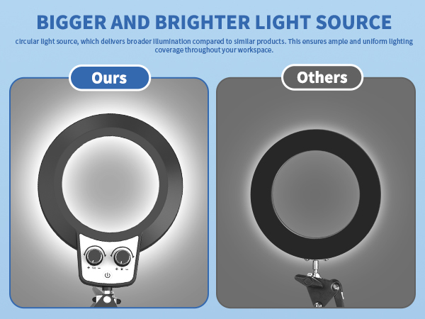 large light source hobby magnifying glass with light magnifying glass 10x workbench