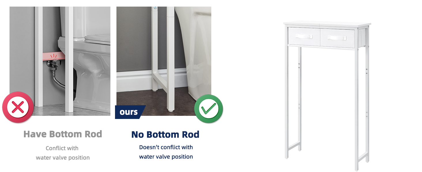  Over Toilet Bathroom Organizer Shelf