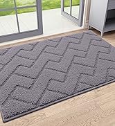 grey indoor door mat