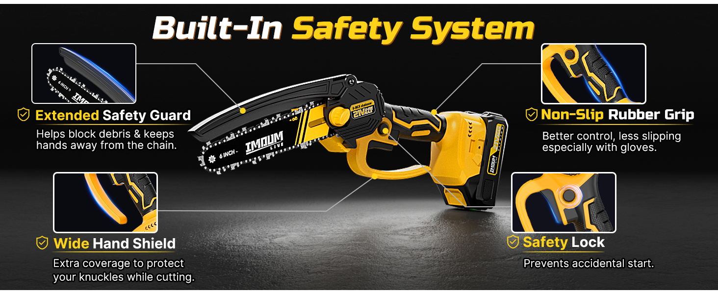 a safe realiable battery chainsaw