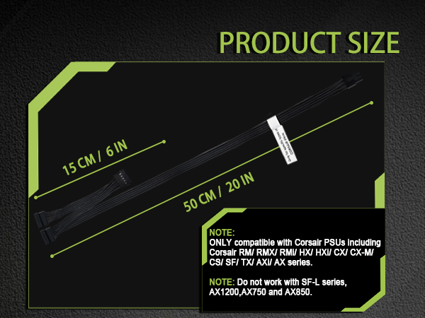 SATA Power Cable for Corsair PSUs