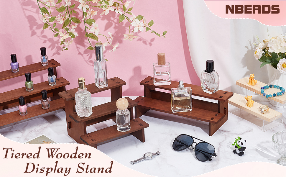 Wooden Display Riser Shelf