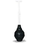 Korky BeehiveMAX Heavy Duty Toilet Plunger - Seals All Bowl Shapes – Powerful Clog Removal